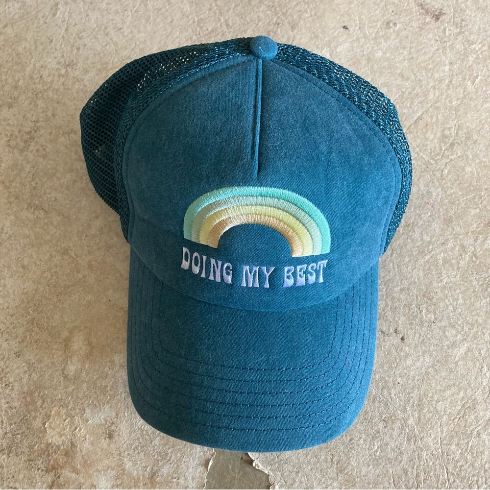 Mighty Fine “Doing my Best” Trucker Hat NWOT